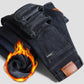 [Wintergeschenk] Warme Stretch-Jeans für Herren mit hohem Bund und Kunstsamt-Futter