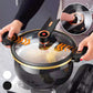 🌟Kitchen Essentials🏠️🧑‍🍳Antihaftbeschichteter Emaille-Mikrodrucktopf