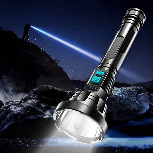Wasserdichte, wiederaufladbare, helle USB-Taschenlampe