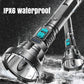Wasserdichte, wiederaufladbare, helle USB-Taschenlampe